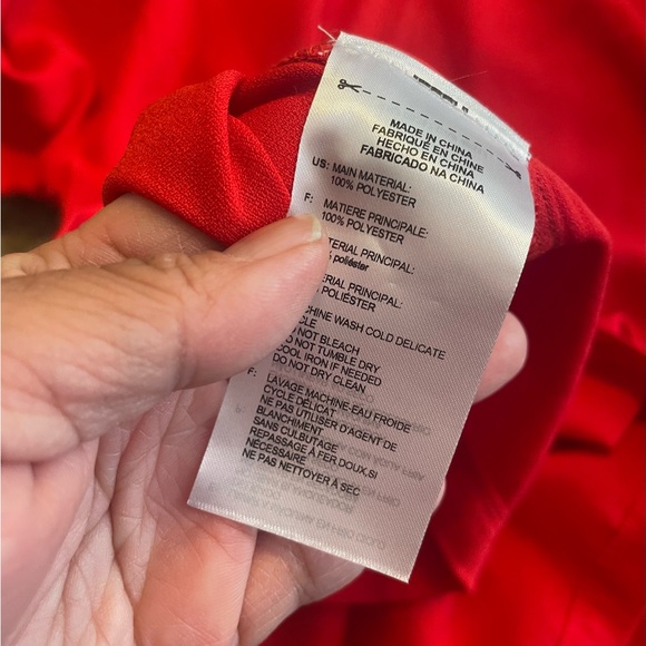 Adidas Red 3 Stripes Tee Jersey - Picture 13 of 13